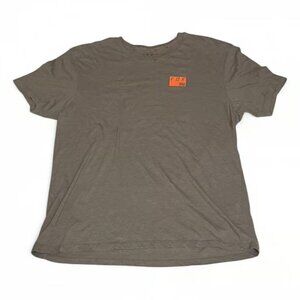 Fox Men's Olive T-Shirt with Orange Logo